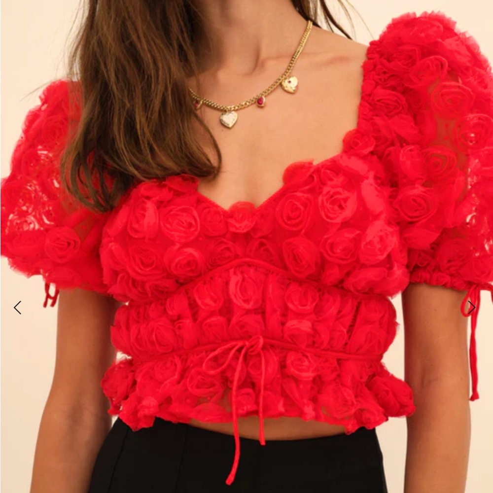 For Love & Lemons Hannah Crop Top
